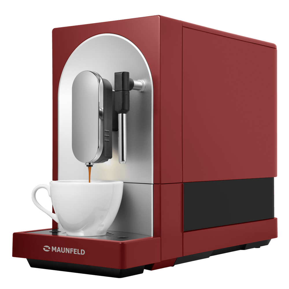 Кофемашина MAUNFELD MF-A7021RD RU, красный